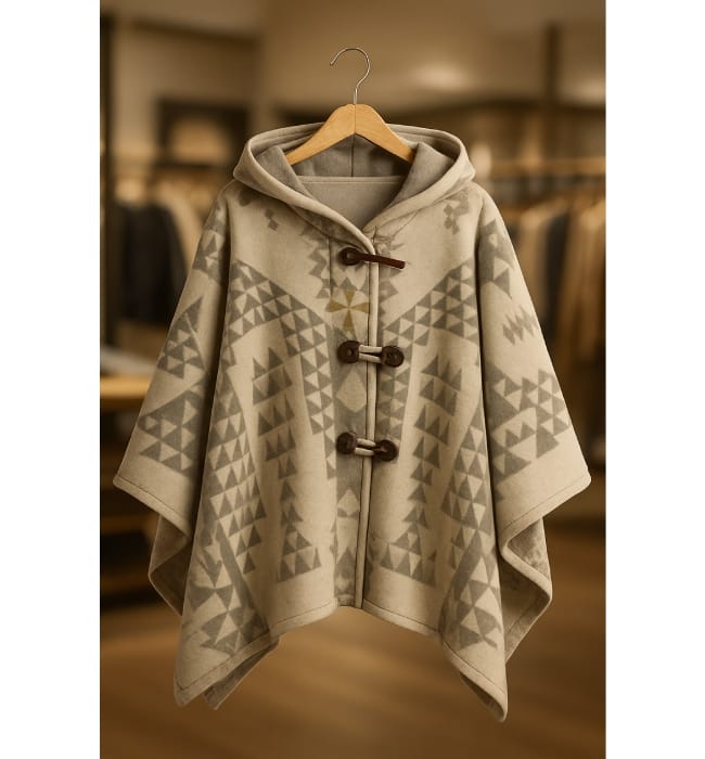 Beth Dutton White Poncho from Yellowstone