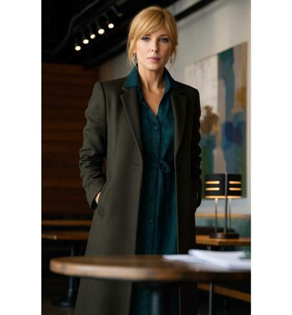 Beth Dutton Yellowstone Black Wool Long Coat