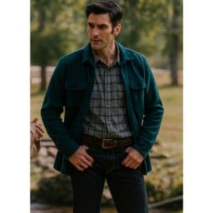 Jamie Dutton Yellowstone Blue Fleece Jacket