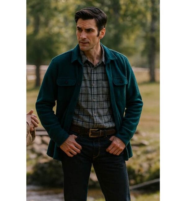Jamie Dutton Yellowstone Blue Fleece Jacket