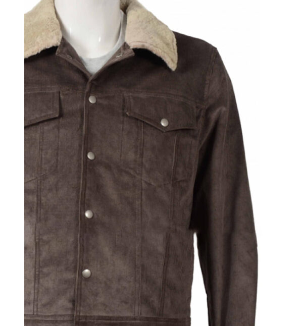 John Dutton Corduroy Jacket Inspired by Kevin Costner in Yellowstone - Image 3