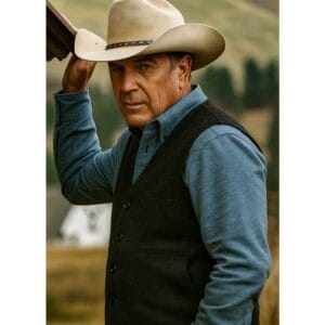 John Dutton Grey Wool Kevin Costner in Yellowstone