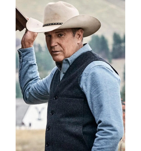 John Dutton Grey Wool Kevin Costner in Yellowstone