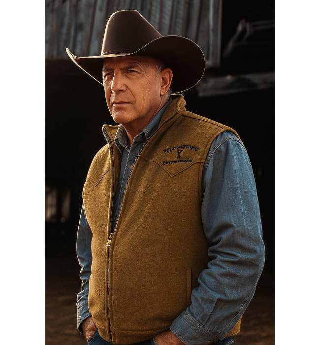 John Dutton Yellowstone Wool Vest