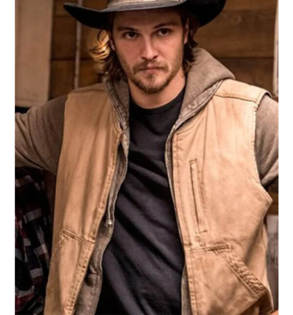 Kayce Dutton Brown Cotton Vest Yellowstone