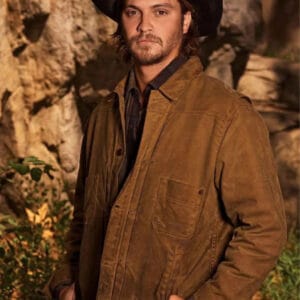 Kayce Dutton Waxed Cotton Jacket Inspired by Luke Grimes in Yellowstone