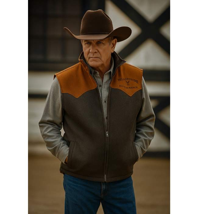 Kevin Costner Yellowstone John Dutton Custom Vest