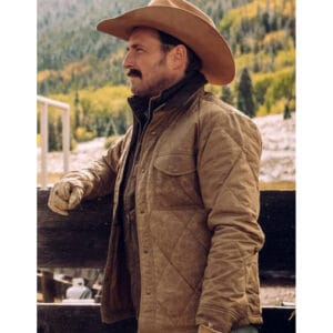 Quilted Jacket Worn by Josh Lucas as Young John Dutton in Yellowstone