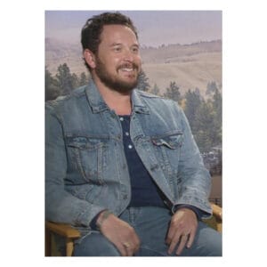 Rip Wheeler Signature Blue Denim Jacket Yellowstone Look