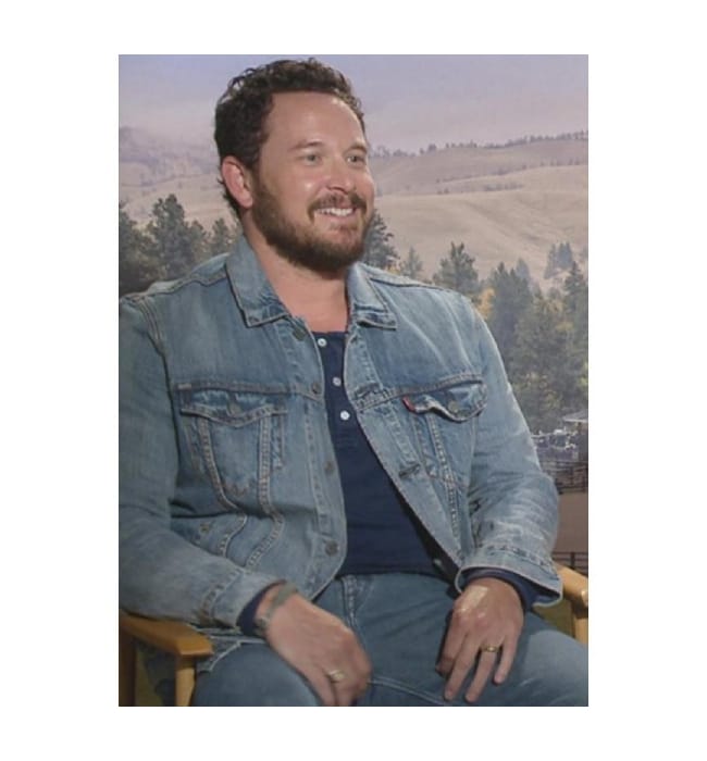 Rip Wheeler Signature Blue Denim Jacket Yellowstone Look