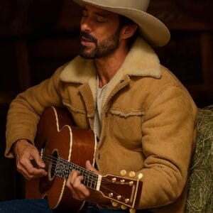 Walker Shearling Leather Jacket Yellowstone