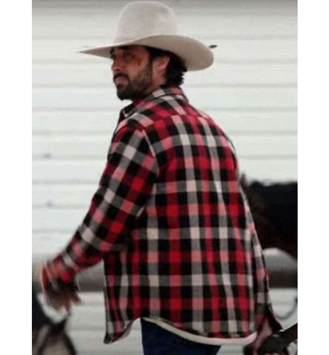 Walker plaid jacket Yellowstone