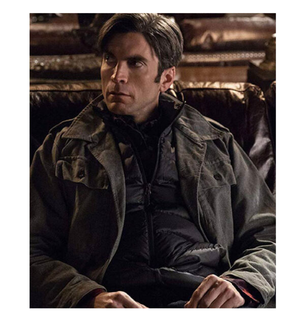 Wes Bentley Yellowstone Jacket in Grey
