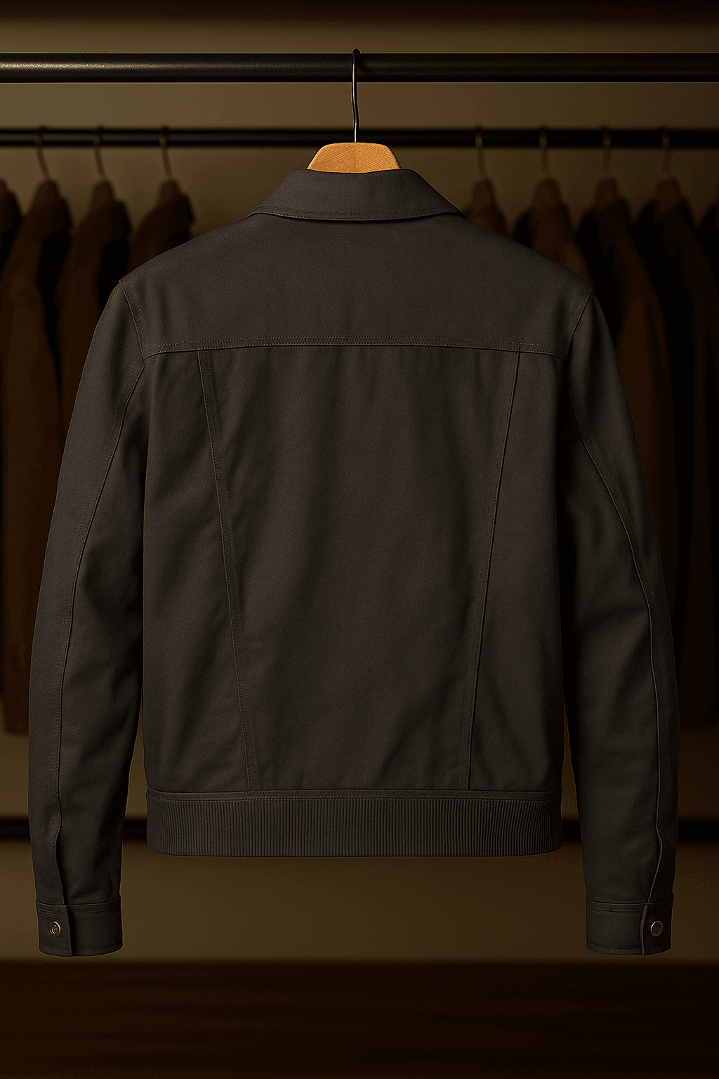 Western Style Grey Cotton Jacket Worn by John Dutton
