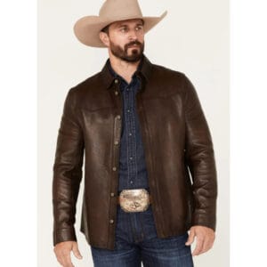 Yellow Stone Class Smith Leather Jacket