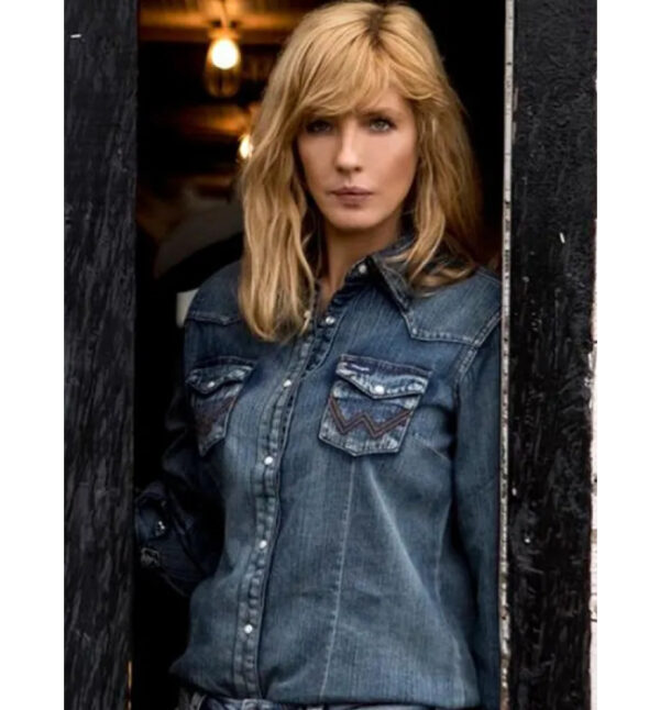 Yellowstone Beth Dutton Denim Blue Women Jacket