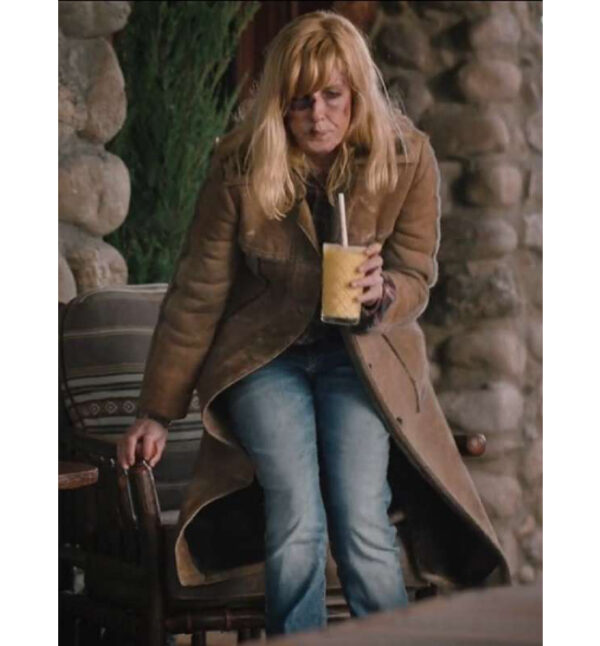 Beth Dutton Brown Leather Coat