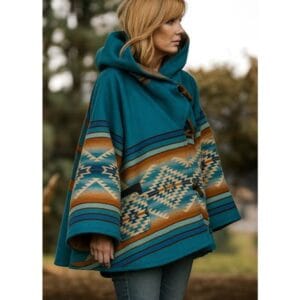 Yellowstone Beth Dutton Season 3 Blue Hooded Coat