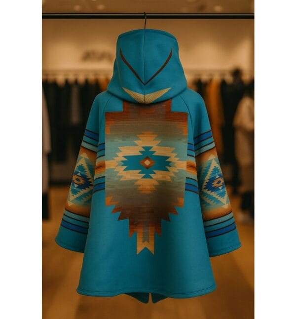 Yellowstone Beth Dutton Stylish Blue Hooded Trench Coat