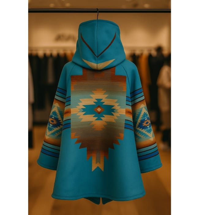 Yellowstone Beth Dutton Stylish Blue Hooded Trench Coat