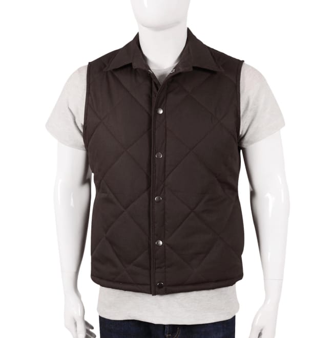 Yellowstone John Dutton Brown Quilted Vest
