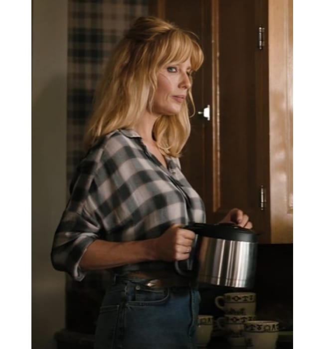 Yellowstone Plaid Shirt Styled by Beth Dutton - Image 3