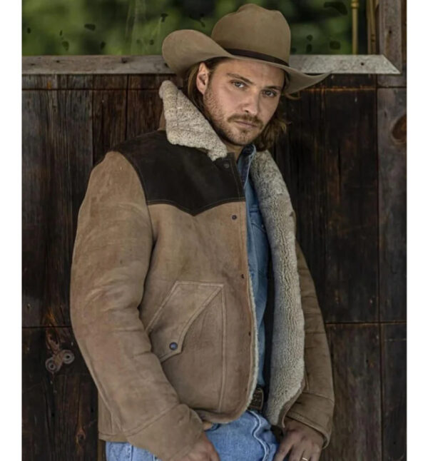 Yellowstone S05 Luke Grimes Suede Jacket