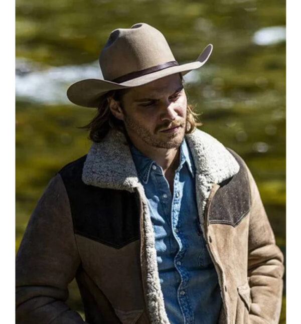 Yellowstone S05 Luke Grimes Suede Jacket - Image 2
