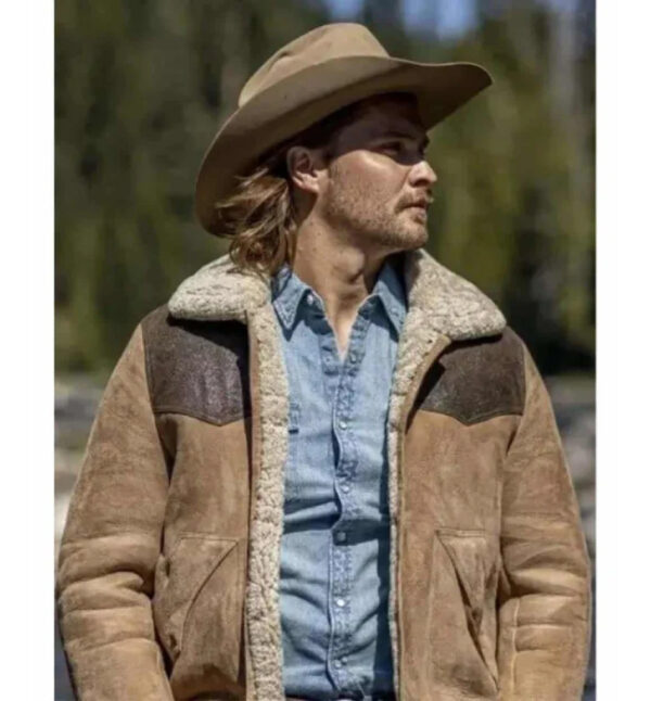 Yellowstone S05 Luke Grimes Suede Jacket