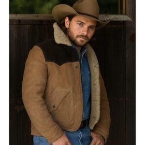 Yellowstone S05 Luke Grimes Suede Jacket