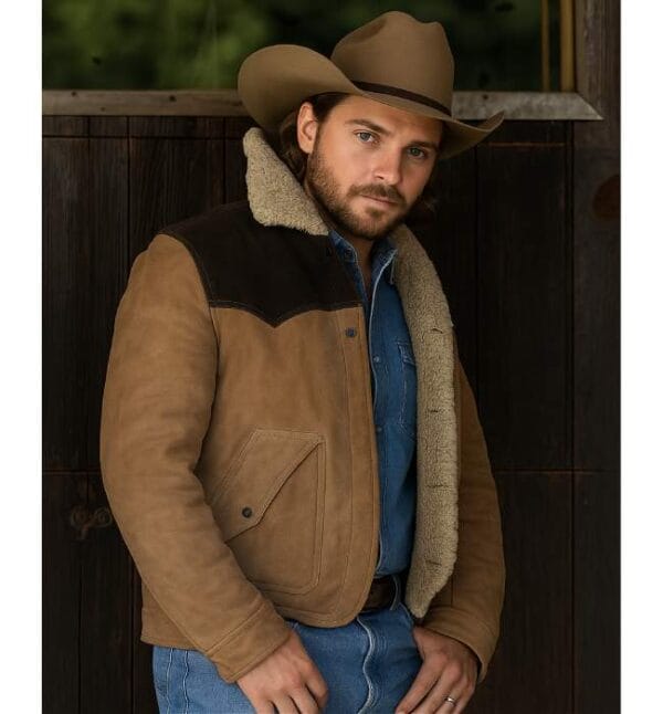 Yellowstone S05 Luke Grimes Suede Jacket