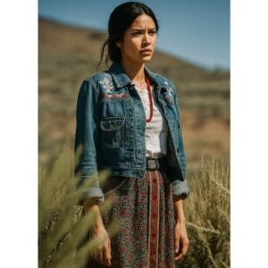 Yellowstone Tv Series Season 3 Monica Dutton Denim Jacket