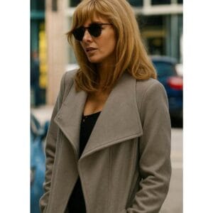 Yellowstone White Wool Coat Worn by Beth Dutton