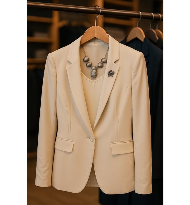 Angela Blue Thunder White Blazer Yellowstone Season 5