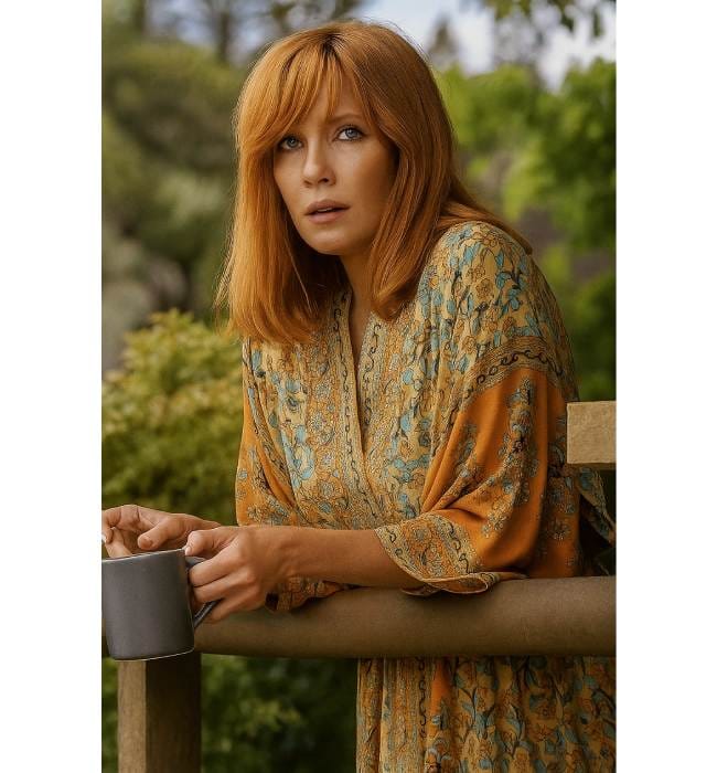 Beth Dutton Yellowstone Floral Robe