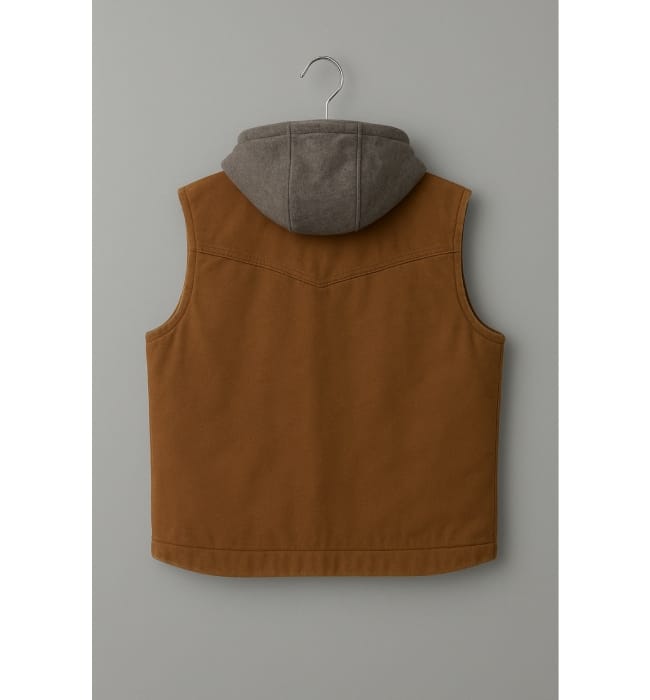 Men’s Western Brown Vest Kayce Dutton Yellowstone Look - Image 3