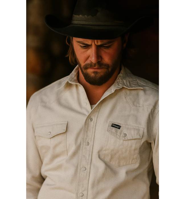 Yellowstone Kayce Dutton Inspired White Denim Shirt