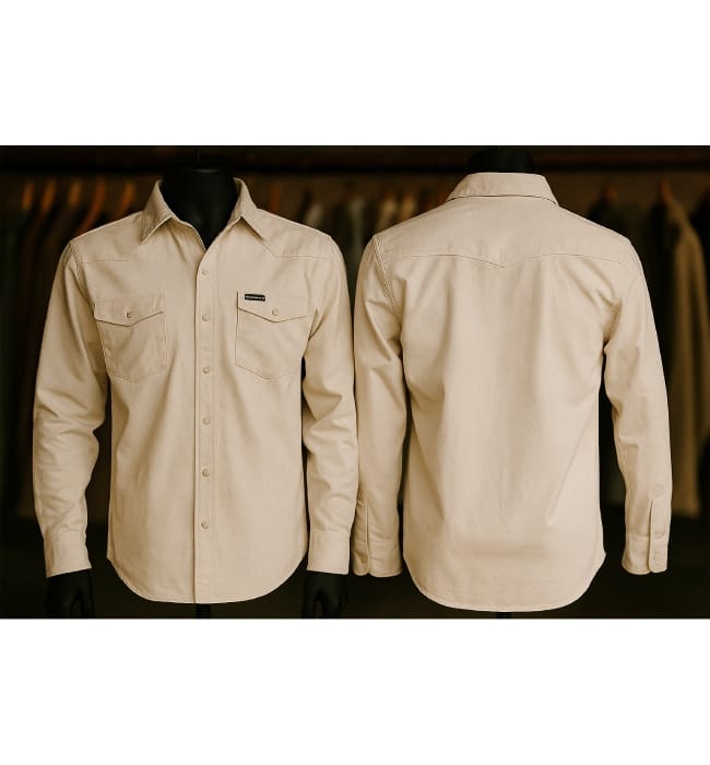 Yellowstone Kayce Dutton Inspired White Denim Shirt