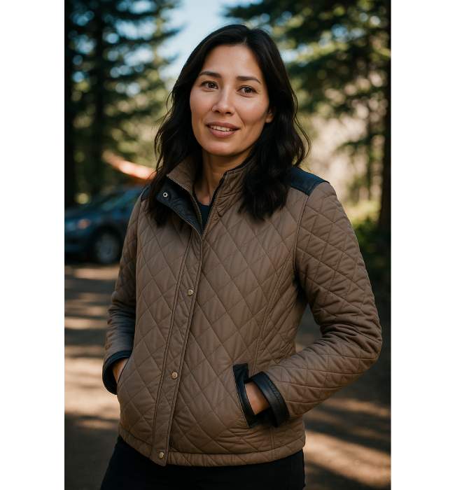 Yellowstone TV Series Wendy Moniz Quilted Jacket